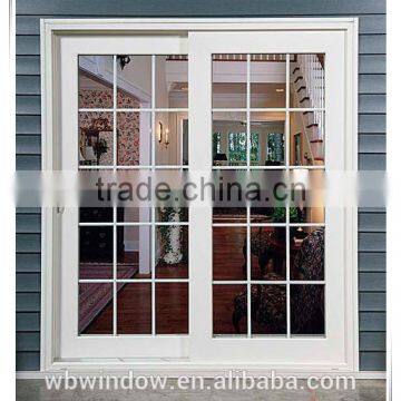 2016 good quality pvc profile sliding windows with grills