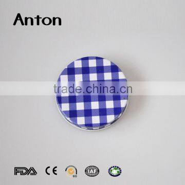 New Design Blue Colored Metal Lug Caps