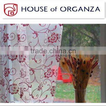 Flocking Organza for Curtains