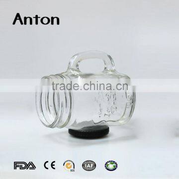 500ml Drinking Glass Mason Jar With Handle photo-4