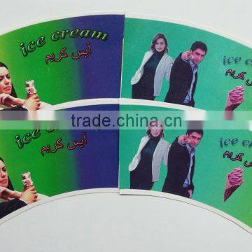 Uv Offset Printing Paper Fan for Cold Paper Cup