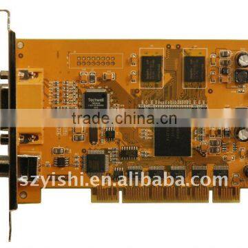 4ch DVR LW-18004 Hardware/4 Channels CIF Real Time DVR Card with SDK