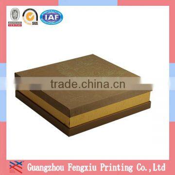 High Quality Printing Packaging Brown White Card Paper Box photo-2