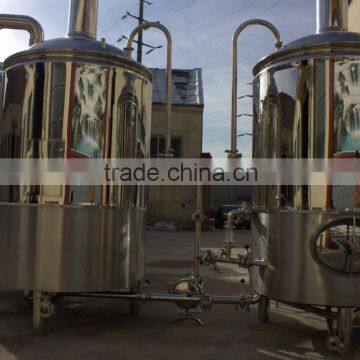 Stainless steel beer equipment & complete brewing system, brewery plant