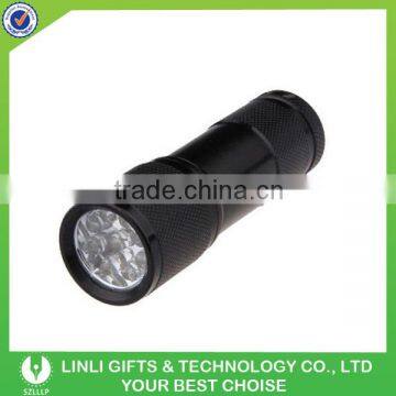 9 Led Promotional UV Torch Flashlight