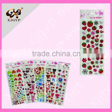 Custom clear resin epoxy sticker for promotion (EPOXY8311)