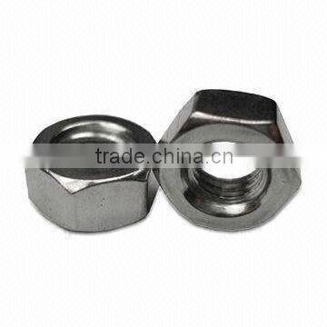 Machinery parts fastening stainless steel hex nut hardware fastener