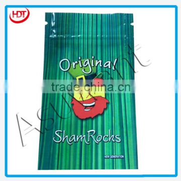 zipper smoking herbal packing bag/cute small sachet bag