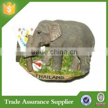 Custom Resin Lovely Cartoon Elephant 3D Fridge Magnet