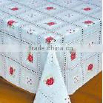 High quality decorative PVC table cloth with SGS certificate/2014 hot sale