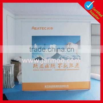 advertising hook and loop fabric dispaly stand