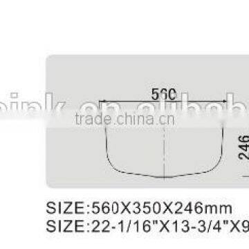 Australia Holes Drop in 304 Stainless Steel 30L Laundry Sinks & Tubs photo-2
