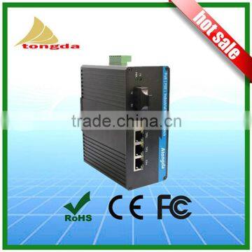 4 Port Unmanaged 10M/100M Industrial PoE Switch