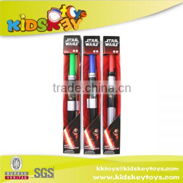 Kid Battery operated flashing star war toys laser sword toy for sale with IC and light