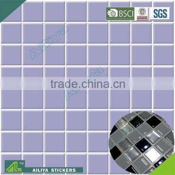 BSCI factory audit eco-friendly UV printing crystal epoxy room decor kitchen wall tiles sticker