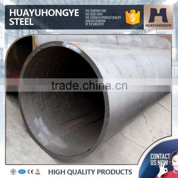 33mm 2.0mm construction Round Section black longitudinal welded pipe