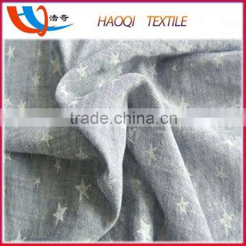 Lastest Dress Designs Double Face Cotton Wolf Print Fabric photo-3