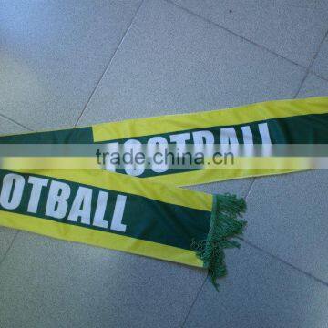 Custom Design Promotional Printed Silk Like Material Soccer Fans Scarf photo-6
