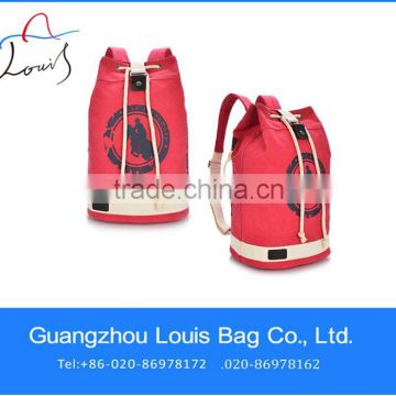 2015 multiple color red canvas backpack