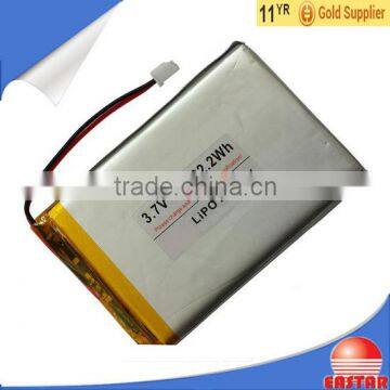 High performance 3.7v 650mah li-polymer battery for medical device and tools etc.