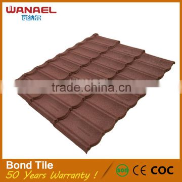 Spanish style design sound insulation synthetic resin corrugated spanish roof tiles