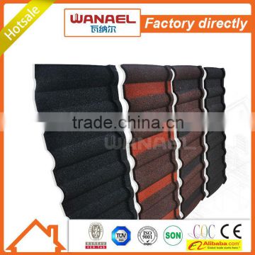 roof material galvanised copper waterproof stone zinc coated/Wanael roof tile/dog house