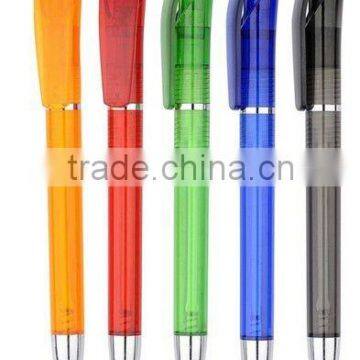 cheaply click promotion plastic ball pen for big printing area