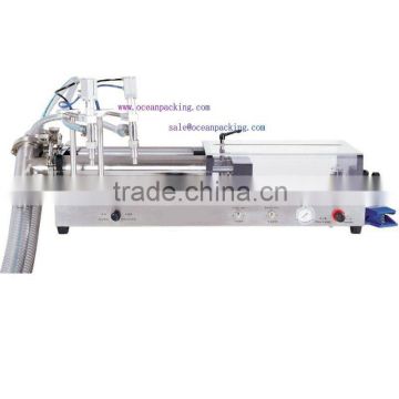 full pneumatic liuqid packing machine with 2 heads