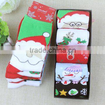 custom soft warm microfiber polyester christmas indoor socks