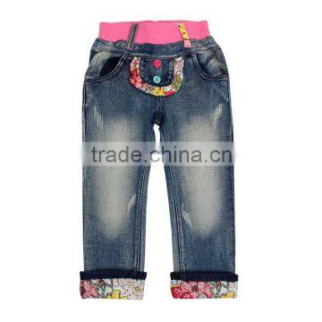 (G5093) NOVA baby girl new fashion design jeans kids hot selling clothes wholesale