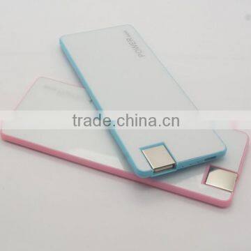 3000mah With Slim Elegant Card Power Bank for IPhone photo-5