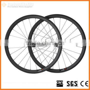 CarbonBikeKis 700C 38mm Tubular Carbon Road Bicycle dis brake wheel