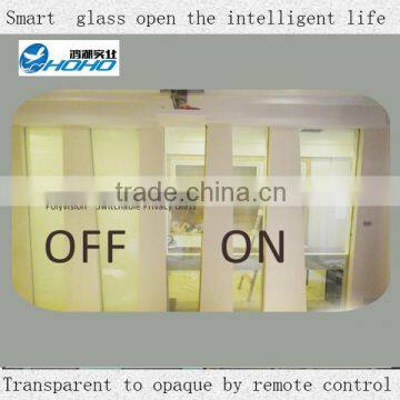 New tech Self adhensive type switchable smart film Magic Pdlc film smart glass film for glass partition