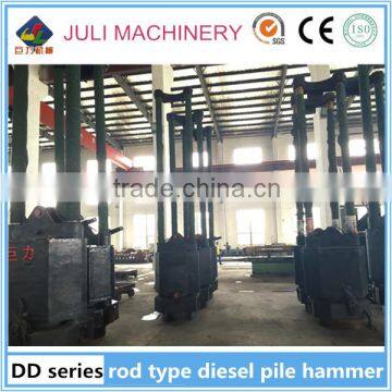 China manufacturer sell DD series guide rod type diesel pile drive hammer