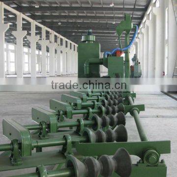 Steel pipe blasting machine