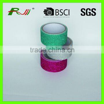 Craft Custom Fluorescence Polyester Decorative Glitter Tape photo-3