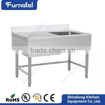 Europe Design Fashionable Free Standing Stainless Steel Kitchen Sink