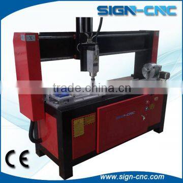 Statue Cnc Wood Router for Carving Round Timber and Square Timber Woodworking Rotary Machine for Sale photo-2
