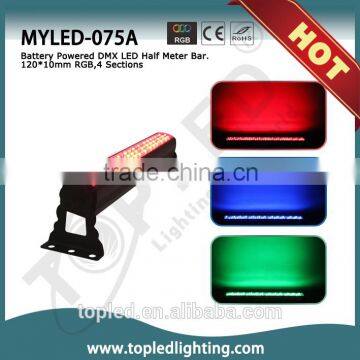 0.5m led bar 120*10mm RGB LED wall washer wireless DMX control lighting equipment