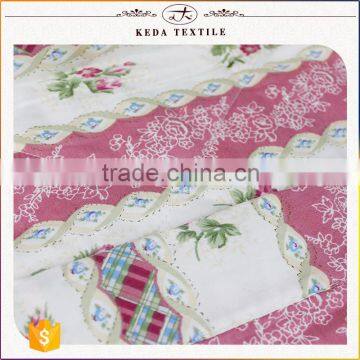 2016 Online Shopping Quilted Fabrics Wholesale Printing 100% Cotton Quilt Set photo-3