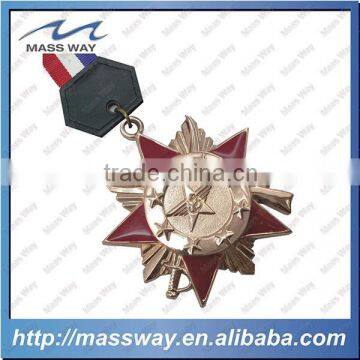 sport gifts 3D five-pointedstar souvenir custom government medal