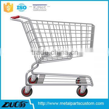 American style wholesale supermarket metal shopping cart