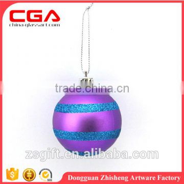 fashionable hand-painted christmas decorations plastic ball ornaments