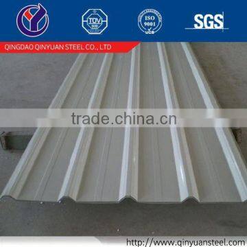 Color galvanized corrugated steel sheet with DX51D+Z Grade Mill Shandong stock