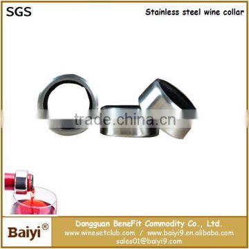 Top selling stanless steel collar wine pourer drop stop for bar