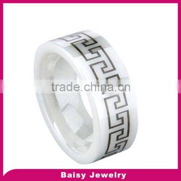 China  Hot Sale Beautiful white ceramic ring