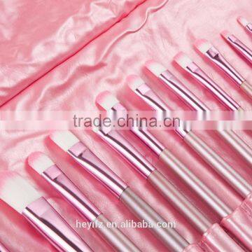 22pcs Synthetic Hair Pink Tip Makeup Brush Set With Storage Bag photo-4