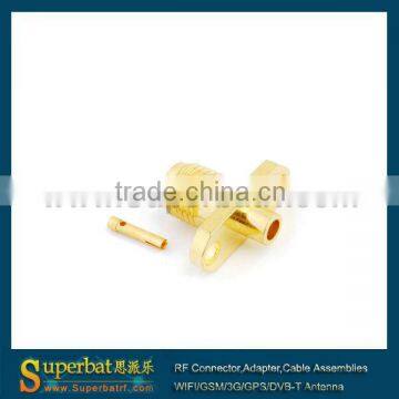 SMA Solder Jack Flange Connector for .086'' Cable connector socket