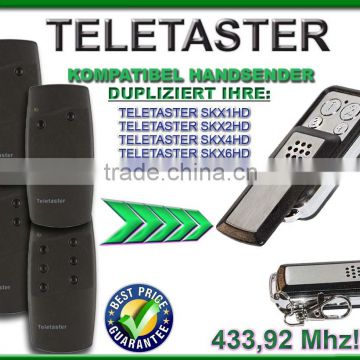 Duplicator for Teletaster remote SKX1HD, SKX2HD, SKX4HD, SKX6HD 433,92MHZ