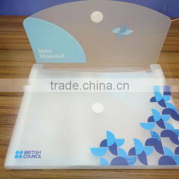 customized PP expanding file folder , uv printing